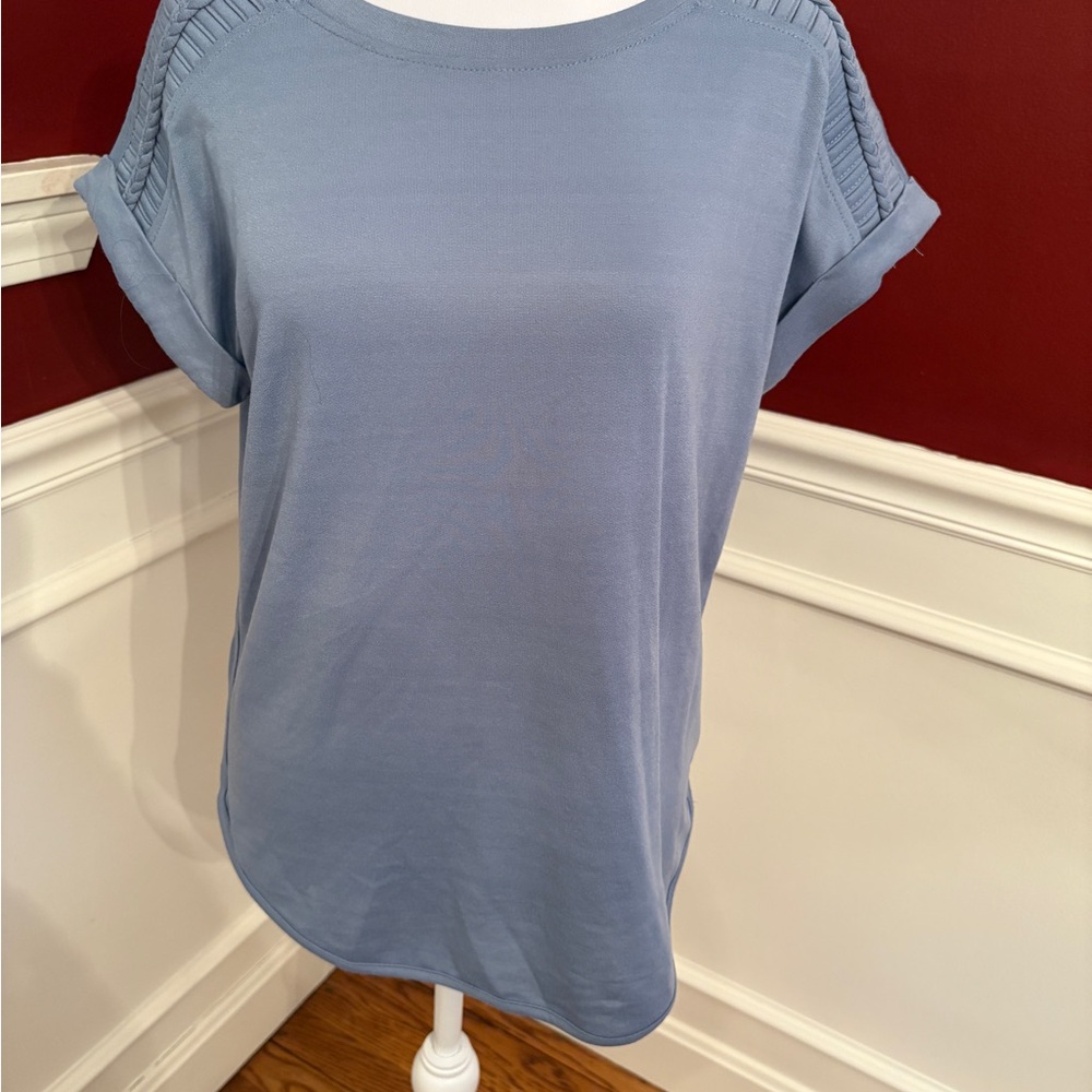 Cupio Light Blue Short Sleeve Top